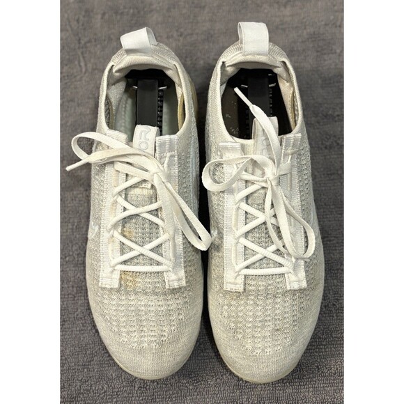 Nike Air Vapormax 2021 Flyknit Shoes Womens Size 7 DC4112-100 - Picture 3 of 7